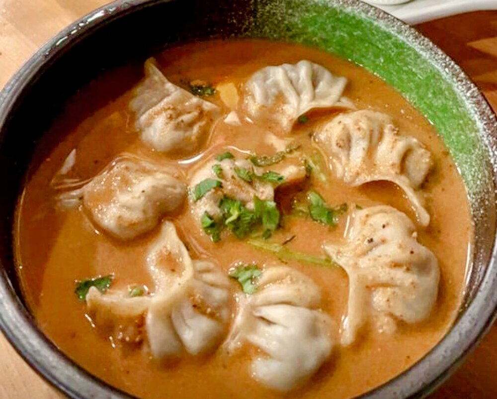 Jhol vegetable momo