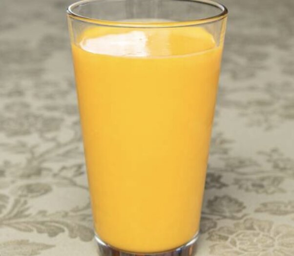 Chilled mango lassi