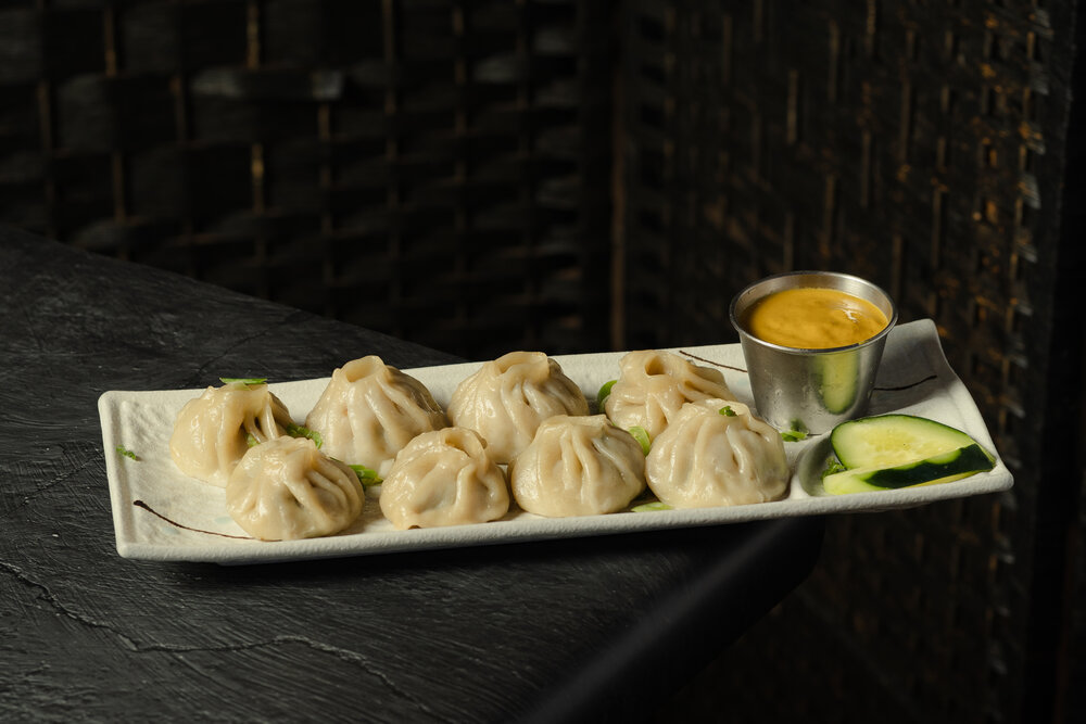 Steamed chicken momo